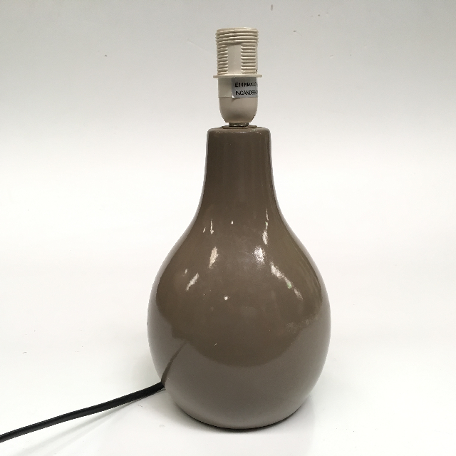 LAMP, Base (Table), Small Ceramic - Brown